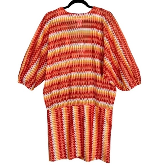 Trina Turk Swim & Spa Sunray Tunic Swim Coverup Dress L/XL NWT - Picture 5 of 11